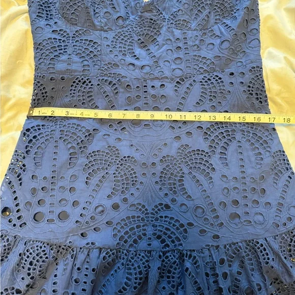 FARM Rio Richilier Eyelet Palm Midi Dress - Picture 8 of 8